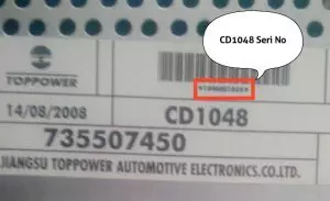 Fiat Toppower Radio Code Example