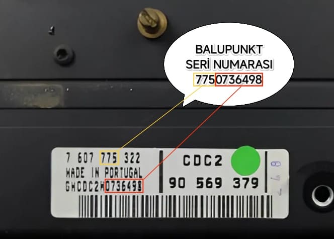 Opel CDC2 Radio Code Serial