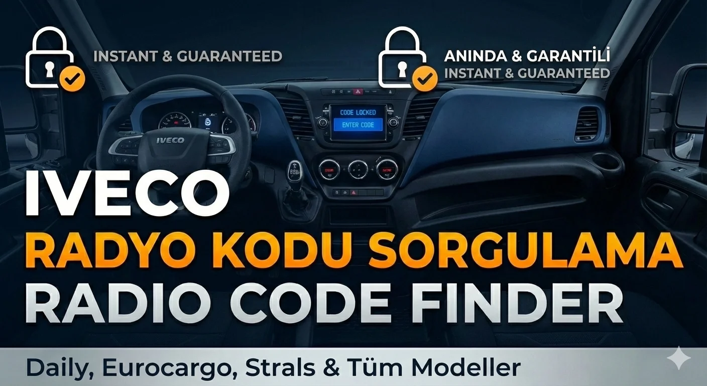 Iveco Radio Code Finder (All Models) - KumAy - Oto Elektrik & Elektronik