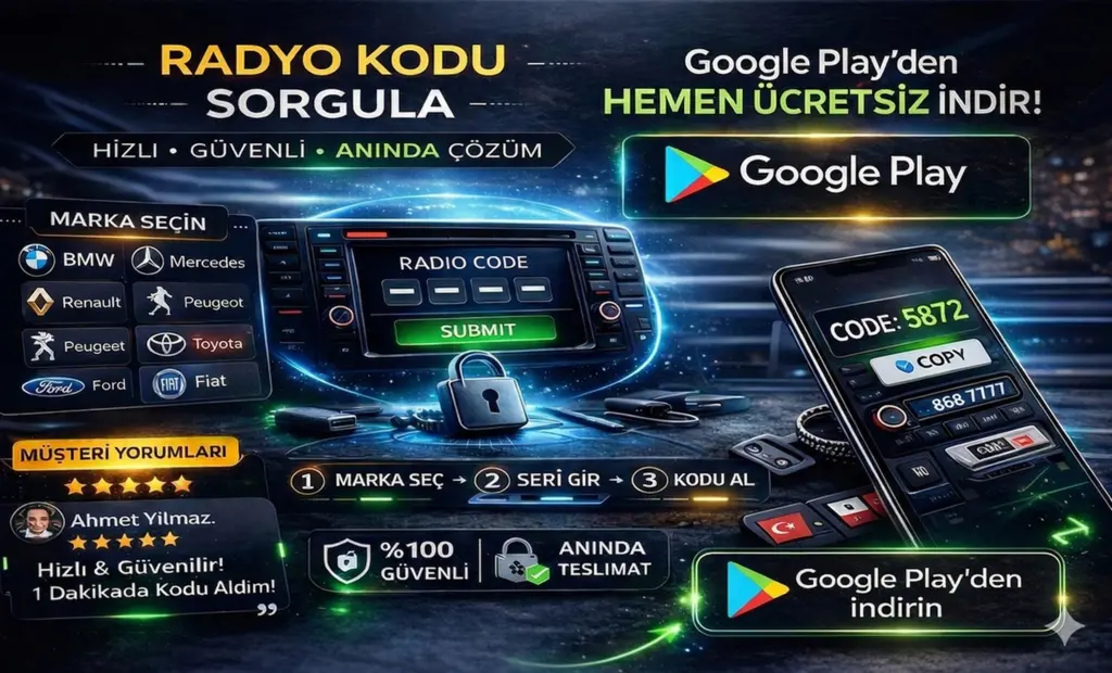 Radyo Kodu Sorgulama Programı Play Store APK