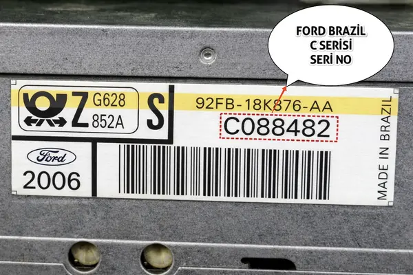 Ford Brazil C Model Radio Serial No